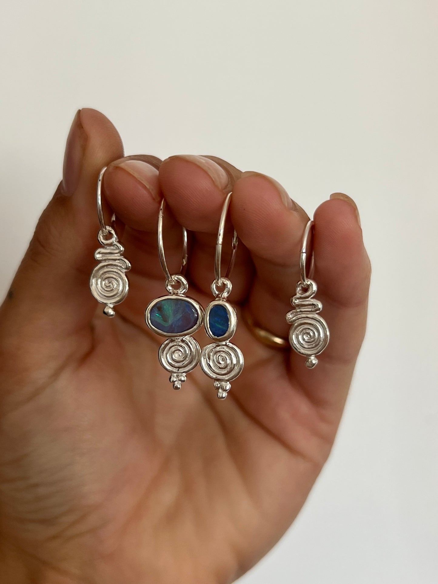 AZURE OPAL earrings