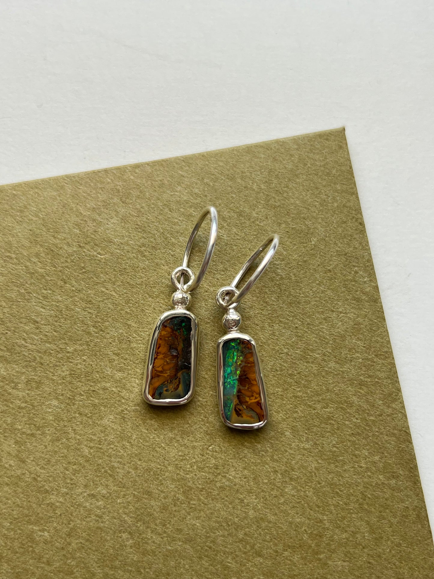 BOULDER OPAL earrings