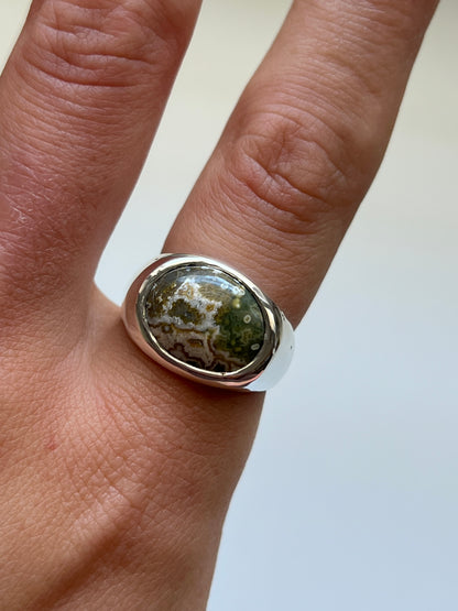 OCEAN JASPER signet | R