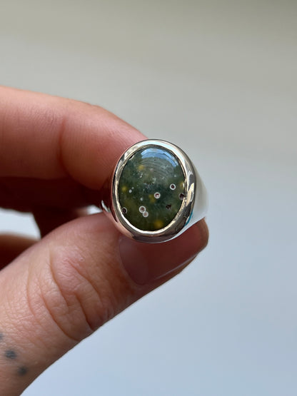 OCEAN JASPER signet | N