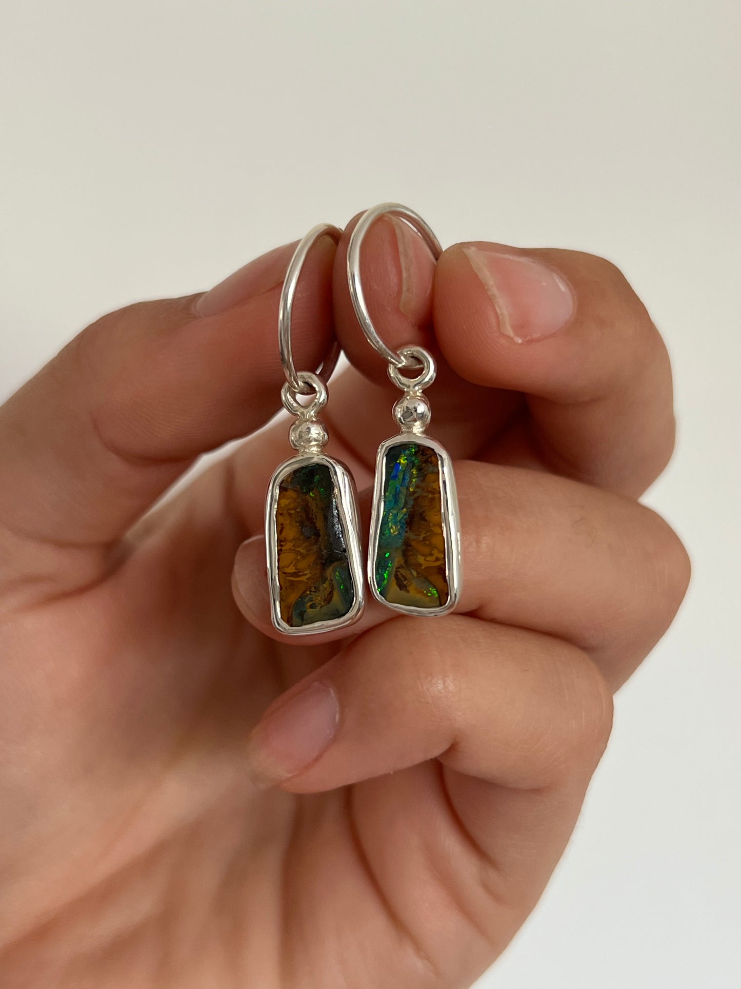BOULDER OPAL earrings