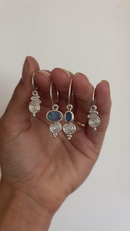 AZURE OPAL earrings