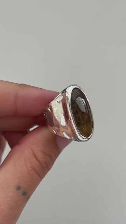 TOURMALINE signet | R